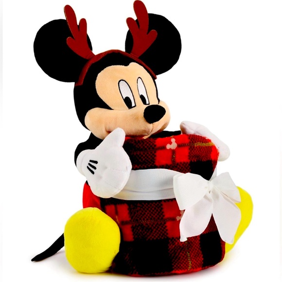 NWTS -Mickey Mouse pillow buddy and blanket set brand new set - Picture 2 of 5